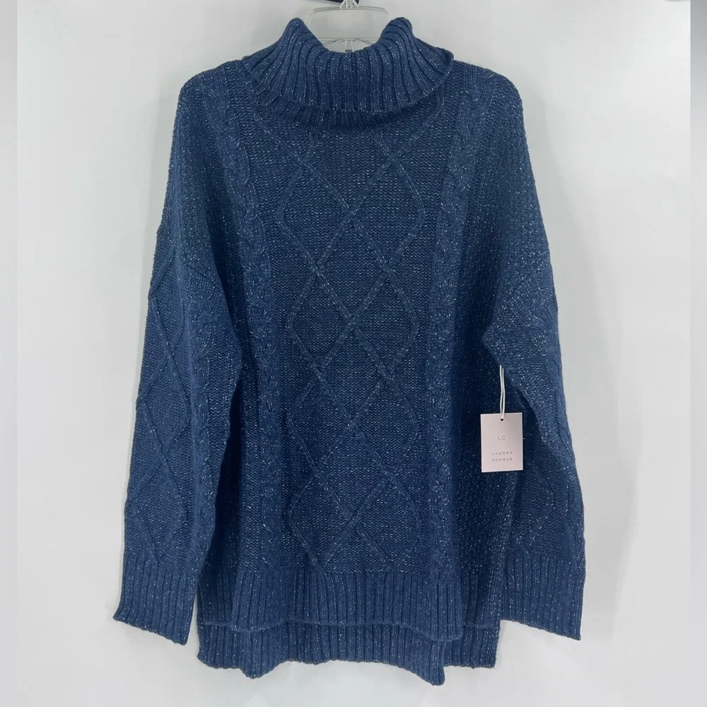 LC Lauren Conrad turtleneck sweater new XL - Picture 6 of 14